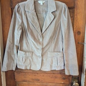 St. John's Bay Tan Tailored Blazer with‎ Notched Lapels